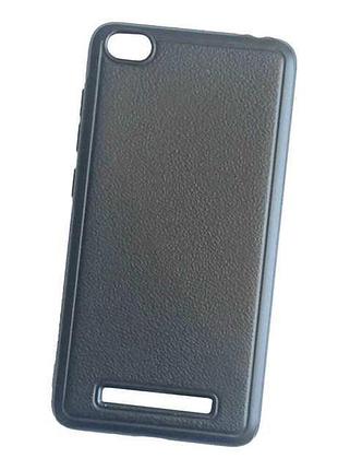 Силиконовый чехол protector fashion case для xiaomi redmi 4a черный