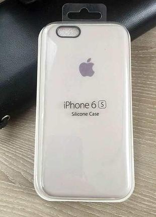 Мягкий цветной силиконовый чехол-накладка для iphone 6/6s серый