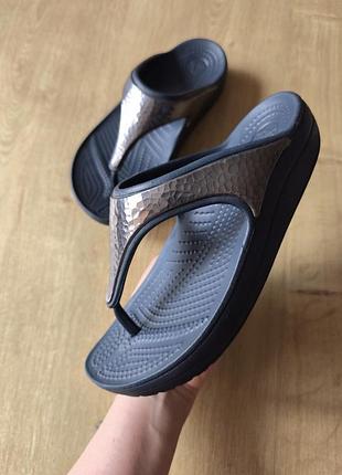 Стильные женские шлепанцы  crocs, оригинал, w6(36).