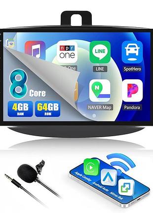 Автомагнитола camecho android 13 для opel corsa 2015–2019 / adam 2013–2016, 9", 2din, carplay, android auto, wifi, bluetooth, dsp