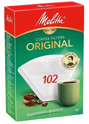 Фильтры melitta original 1x2 80 шт белые