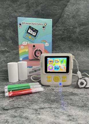 Детская цифровая камера с функцией моментальной печати diy