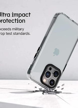Прозорий чохол rhinoshield, сумісний із magsafe для iphone 13 pro max | чудовий магнітний, покращена стійкість до пожовтіння
