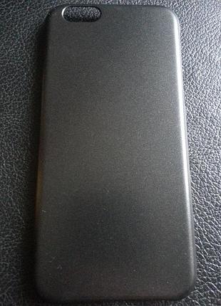 Пластиковый черный чехол для iphone 6 6s