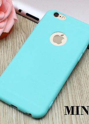 Силиконовый ментоловый чехол для iphone 7+/8+