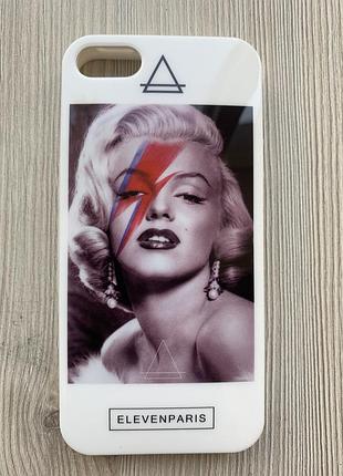 Силіконовий дзеркальний золотий чохол+камені iphone 5/5s