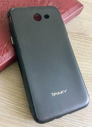 Чорний tpu чохол-накладка ipaky для samsung galaxy j7 2017 j720 (us version)