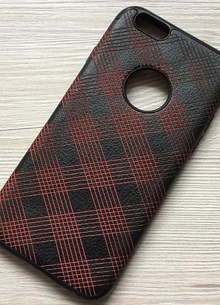 Чохол в клітку під шкіру для iphone 6/6s ococ силікон