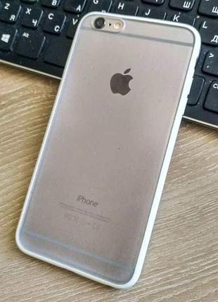 Защитный чехол-бампер для iphone 6 plus белый
