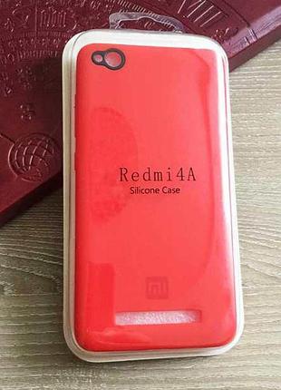 Силиконовый чехол-накладка для xiaomi redmi 4a красный