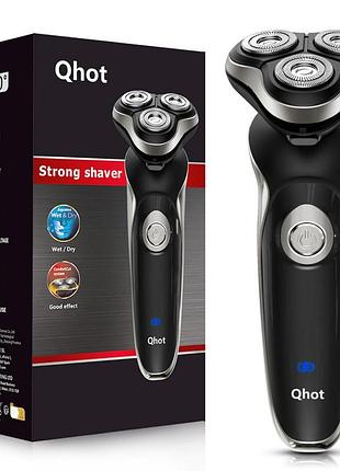 Аккумуляторная электробритва qhot s3 для мужчин
