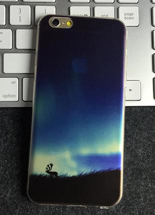Силіконовий чохол "ніч" для iphone 6/6s