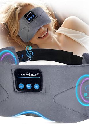 Маска для сну з bluetooth навушниками musicozy - 100% затемнення сток