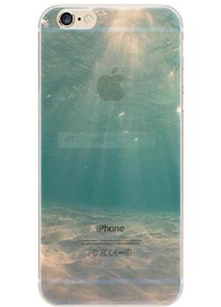 Прозорий пластиковий чохол "під водою" iphone 6/6s в 3d