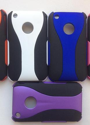 Рожевий захисний чохол для iphone 3/3s