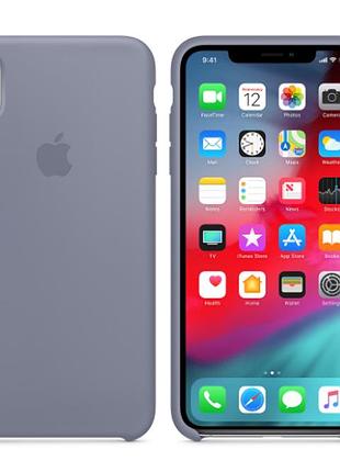 Лавандовый чехол накладка для iphone xs max silicone case