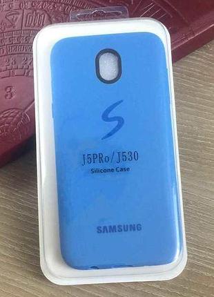 Силиконовый матовый чехол-накладка для samsung galaxy j530/ j5 pro