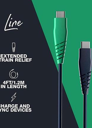 Скоростной кабель skullcandy line usb c, 60 вт usb c до usb c (120 см) - сток