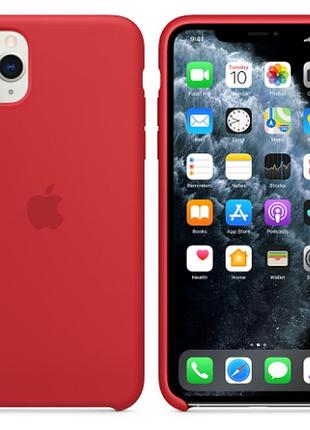Червоний чохол накладка для iphone 11pro max silicone case