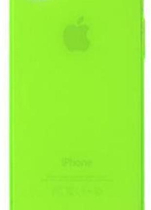 Стильний силіконовий чохол для iphone 4/4s салатовий