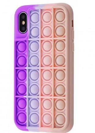 Чехол для iphone xs max pop it multicolour