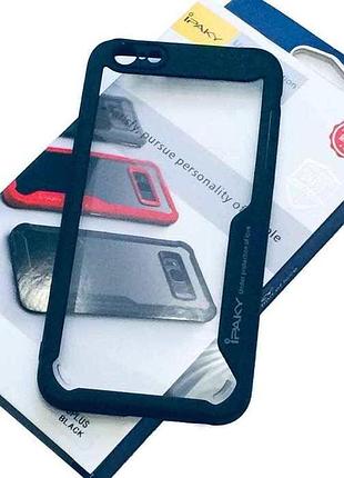 Чохол-накладка ipaky premium case для iphone 6/6s plus чорний