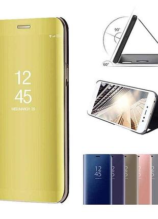 Дзеркальний чохол-книжка з функцією підставки для xiaomi redmi note 6/note pro 6