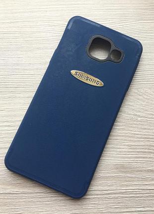 Матовий чохол синій для samsung a3 a310 2016 року силікон