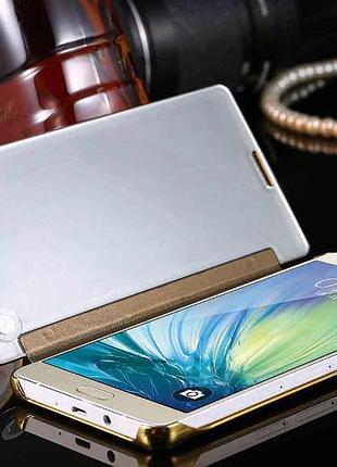 Зеркальный чехол-книжка для samsung galaxy j5 2015