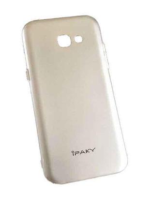 М'який чохол накладка ipaky для samsung galaxy a5 2017 / a520 золотистий