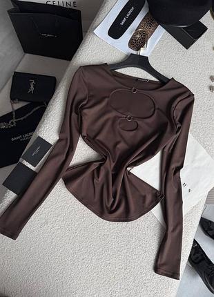 Лонгслів з вирізами 5