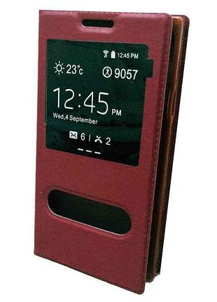Чехол-книжка на магните с функцией подставки для samsung galaxy s6 коричневый