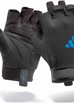 Рукавички для тренінгу adidas essential training gloves xs чорний,синій