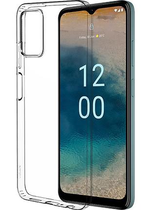 Tpu чехол epic transparent 1,5mm для nokia g42 бесцветный (прозрачный)