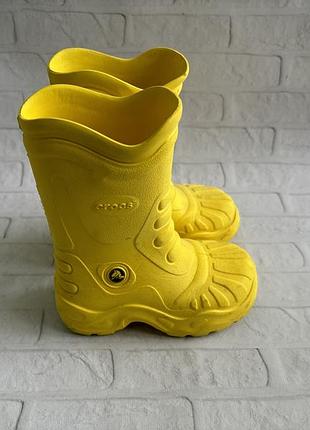Резиновые сапоги крокус crocs c10 28 размер ботинки резинки оригинал