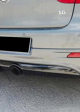 Задний диффузор dpt v-2 (под покраску) для volkswagen golf 5 2003-2009 гг