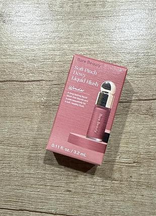 Рідкі кремові румʼяна rare beauty soft pinch liquid blush mini wonder
