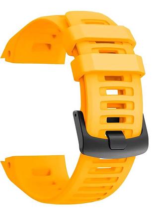 Силиконовый ремешок smartera для garmin instinct 2 / instinct - 22 мм, yellow
