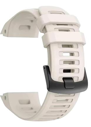 Силиконовый ремешок smartera для garmin instinct 2 / instinct - 22 мм, white