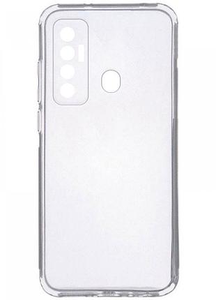 Tpu чехол epic transparent 1,5mm full camera для tecno camon 17 бесцветный (прозрачный)