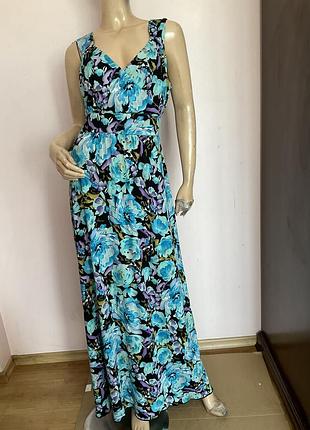 Красивое платье макси / l- xl / brend peacocks