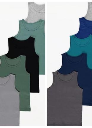 Набір трикотажних майок для хлопчика в наборі 5 шт 100% бавовна george (великобританія)