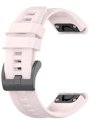 Силиконовый ремешок garmin quickfit 20 мм (pink) для fenix 8 (43 мм) / 7s / 6s / 5s, pink