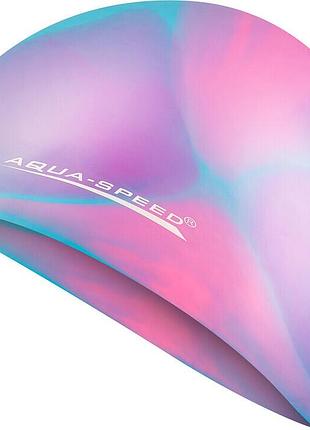 Стильная шапочка aqua speed bunt 5625 мультиколор для бассейна