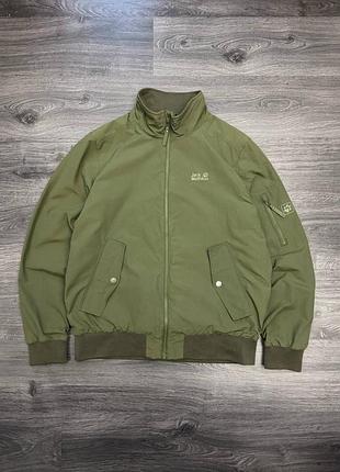 Куртка бомбер jack wolfskin вітровка