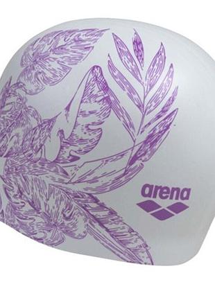 Зручна жіноча шапочка для басейну arena sirene біла
