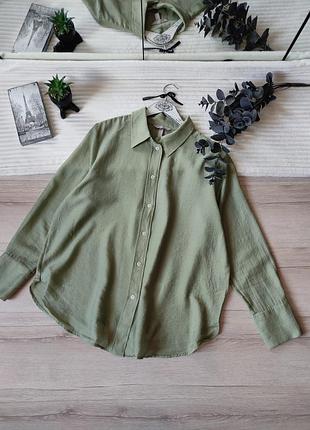 Легкая рубашка из ацетата h&amp;m p l
