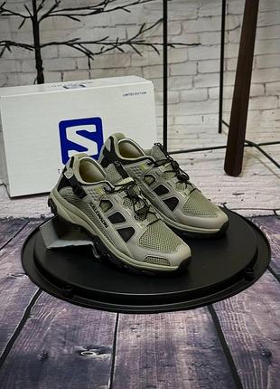 Чоловічі кросівки salomon techamphibian 5, світлі