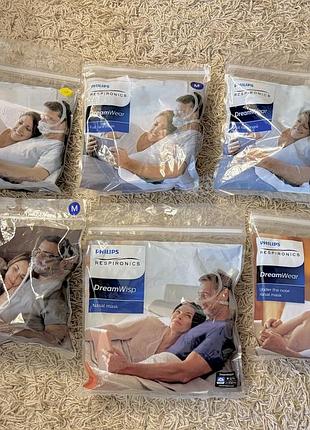 Сіпап маски philips dreamwear full face, nasal, dreamwisp, amara view, cpap mask