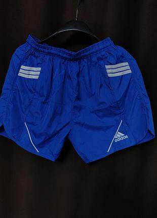 Шорты спортивные мужские adidas.размер xl,2xl,3xl.цвет синий.производитель китайский.ткань плащевка.